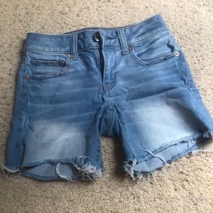 American Eagle midi shorts.